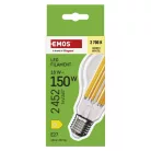 LED izzó Filament A70 / E27 / 18 W (150 W) / 2452 lm / Meleg fehér