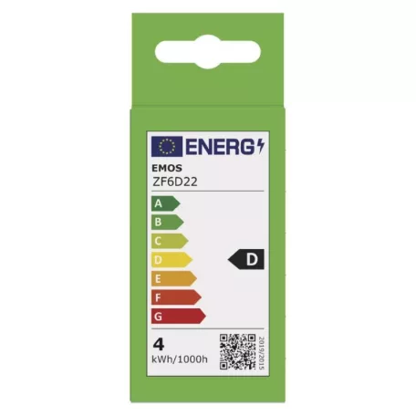 LED izzó Filament Mini Globe / E27 / 3,4 W (40 W) / 470 lm / Meleg fehér