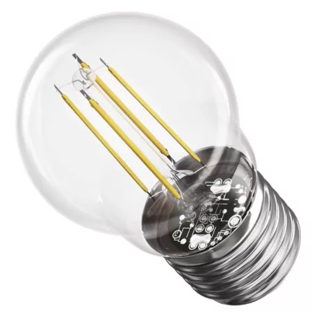 LED izzó Filament Mini Globe / E27 / 3,4 W (40 W) / 470 lm / Meleg fehér