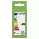 LED izzó Filament Mini Globe / E27 / 5,9 W (60 W) / 806 lm / Meleg fehér