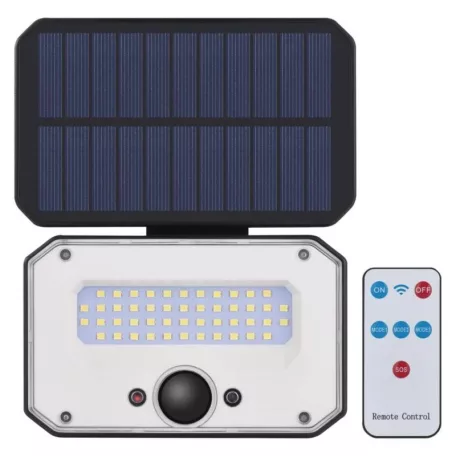 EMOS LED SOLAR reflektor hordozható SPILO, PIR,  1500lm IP54 természetes fehér