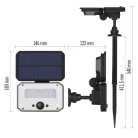 EMOS LED SOLAR reflektor hordozható SPILO, PIR,  1500lm IP54 természetes fehér