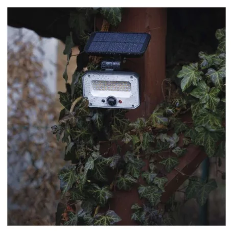 EMOS LED SOLAR reflektor hordozható SPILO, PIR,  1500lm IP54 természetes fehér