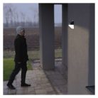 EMOS LED SOLAR lámpatest LUNIS PIR, 200lm IP65 természetes fehér