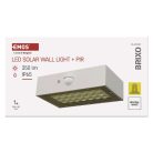 EMOS LED SOLAR lámpatest BRIXO PIR,  350lm IP65 természetes fehér