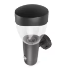 Kerti fali lámpa ARTEO szürkületérzékelővel, 16,4 x 12 x 29,5 cm, 1 x E27, 15 W