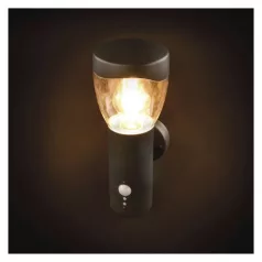   Kerti fali lámpa ARTEO szürkületérzékelővel, 16,4 x 12 x 29,5 cm, 1 x E27, 15 W