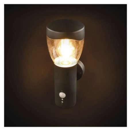 Kerti fali lámpa ARTEO szürkületérzékelővel, 16,4 x 12 x 29,5 cm, 1 x E27, 15 W