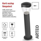 Kerti oszloplámpa ARTEO, 12 x 12 x 50 cm, 1 x E27, 15 W