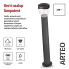 Kerti oszloplámpa ARTEO, 12 x 12 x 80 cm, 1 x E27, 15 W