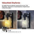 Kerti fali lámpa ZALA,  12,8 × 8,0 × 23,0 cm, 1 × E27, 15 W