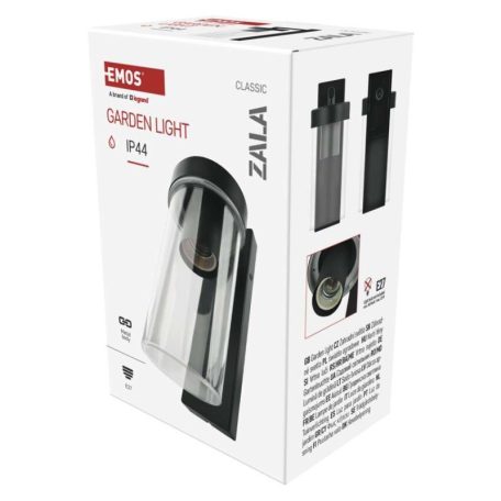 Kerti fali lámpa ZALA,  12,8 × 8,0 × 23,0 cm, 1 × E27, 15 W