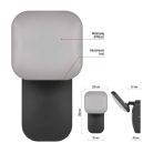 LED kerti fali lámpa NIKA, 12 x 12 x 20 cm, 12,5 W, meleg fehér