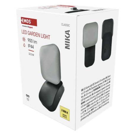 LED kerti fali lámpa NIKA, 12 x 12 x 20 cm, 12,5 W, meleg fehér