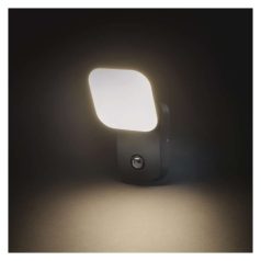   LED kerti fali lámpa NIKA szürkületérzékelővel, 12 x 12 x 20 cm, 12,8 W, meleg fehér