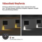 Kerti fali lámpa OCULUS, 8,8 x 6,7 x 8 cm, 1 x GU10, 1× 7W