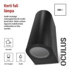 Kerti fali lámpa OCULUS, 8,8 x 6,7 x 15,3 cm, 2 x GU10, 2× 7W