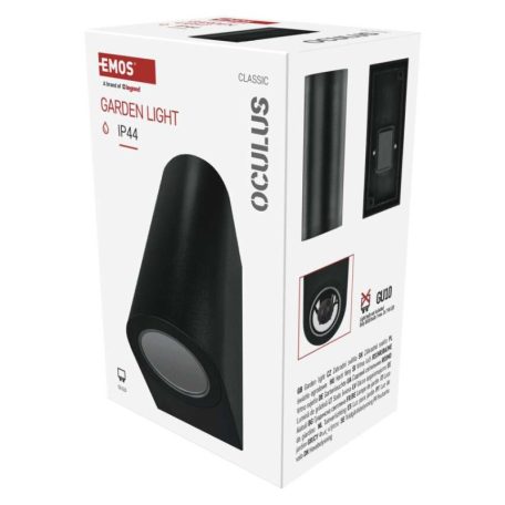 Kerti fali lámpa OCULUS, 8,8 x 6,7 x 15,3 cm, 2 x GU10, 2× 7W