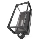 Kerti fali lámpa MALVA szürkületérzékelővel, 13 x 12,5 x 28 cm, 1 x E27, 15 W