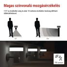 LED napelemes kerti fali lámpa TERION szürkületérzékelővel, 12,5 x 14,7 x 14,6 cm