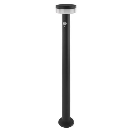 LED napelemes kerti oszloplámpa TERION szürkületérzékelővel, 12,5 x 12,5 x 80 cm