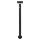 LED napelemes kerti oszloplámpa TERION szürkületérzékelővel, 12,5 x 12,5 x 80 cm
