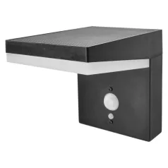   LED napelemes kerti fali lámpa VEREA szürkületérzékelővel, 10,7 x 15,4 x 13 cm