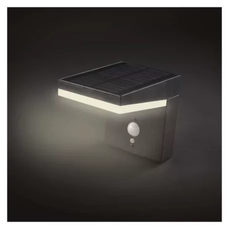 LED napelemes kerti fali lámpa VEREA szürkületérzékelővel, 10,7 x 15,4 x 13 cm