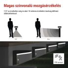 LED napelemes kerti fali lámpa VEREA szürkületérzékelővel, 10,7 x 15,4 x 13 cm