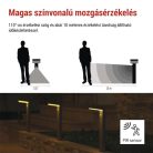 LED napelemes kerti fali lámpa VEREA szürkületérzékelővel, 10,7 x 15,4 x 50 cm