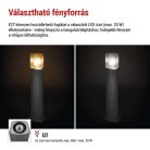 Kerti oszloplámpa LANA, 15,4 x 13,3 x 75 cm, 1 x E27, 25 W