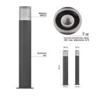 Kerti oszloplámpa LANA, 15,4 x 13,3 x 75 cm, 1 x E27, 25 W