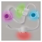 GoSmart LED reflektor - 85 cm-es lánc, 4 rész, 7 W, RGBIC+CCT, dimmelhető, WiFi