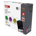 GoSmart LED reflektor - 85 cm-es lánc, 4 rész, 7 W, RGBIC+CCT, dimmelhető, WiFi