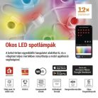GoSmart LED reflektor - 255 cm-es lánc, 12 rész, 7 W, RGBIC+CCT, dimmelhető, WiFi