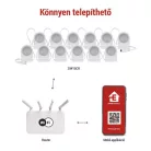 GoSmart LED reflektor - 255 cm-es lánc, 12 rész, 7 W, RGBIC+CCT, dimmelhető, WiFi