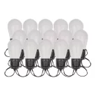 GoSmart LED fényfüzér – 15× parti izzók, 15 m, kültéri és beltéri, RGBIC WiFi