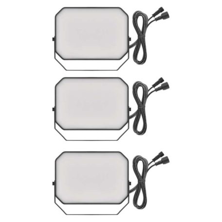 GoSmart kültéri LED reflektor, kezdő készlet, 3 darab, 14 W, RGBIC dimmelhető, WiFi