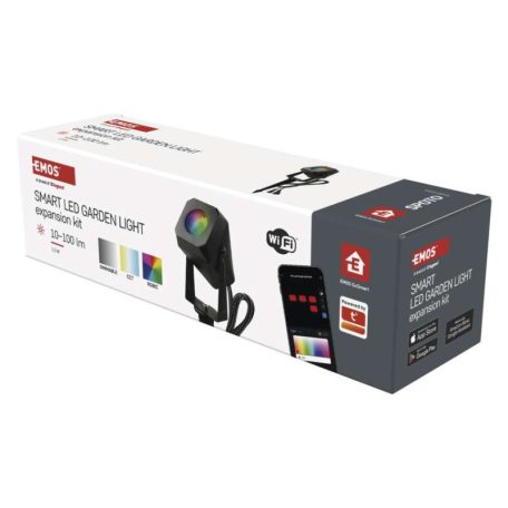 GoSmart kültéri LED spotlámpa, bővítő készlet, 1 darab, 1,5 W, RGBIC dimmelhető, WiFi