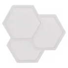 GoSmart LED-es lámpatest Hexagon, kiegészítő készlet,3 rész, 1,8 W, RGBIC dimmelhető, WiFi
