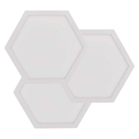 GoSmart LED-es lámpatest Hexagon, kiegészítő készlet,3 rész, 1,8 W, RGBIC dimmelhető, WiFi