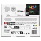 GoSmart LED-es lámpatest Hexagon, kiegészítő készlet,3 rész, 1,8 W, RGBIC dimmelhető, WiFi