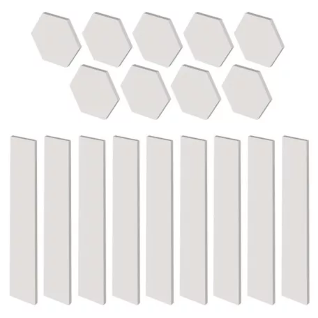 GoSmart LED lámpatest Lines fehér, 9 részből álló, 34 W, RGBIC dimmelhető, WiFi