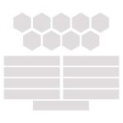 GoSmart LED lámpatest Lines fehér, 9 részből álló, 34 W, RGBIC dimmelhető, WiFi