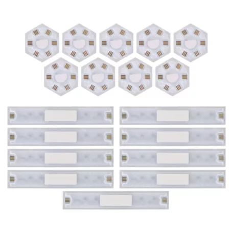 GoSmart LED lámpatest Lines fehér, 9 részből álló, 34 W, RGBIC dimmelhető, WiFi