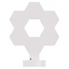 GoSmart LED asztali lámpa Hexagon fehér, 6 részből álló, RGBIC dimmelhető, WiFi