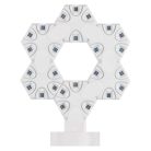 GoSmart LED asztali lámpa Hexagon fehér, 6 részből álló, RGBIC dimmelhető, WiFi