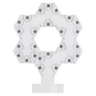 GoSmart LED asztali lámpa Hexagon fehér, 6 részből álló, RGBIC dimmelhető, WiFi
