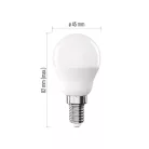 LED izzó Basic MINI GLOBE E14 / 8,8 W (60 W) / 806 lm / Meleg fehér
