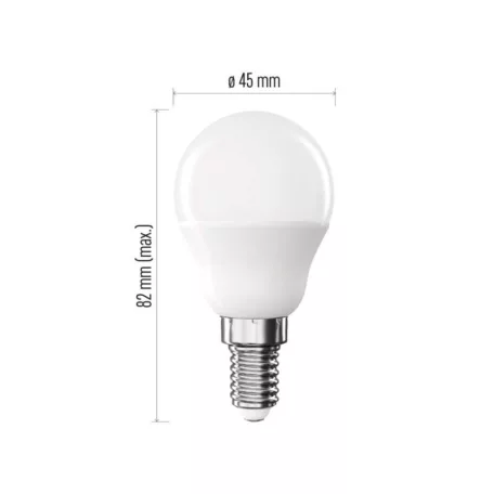 LED izzó Basic MINI GLOBE E14 / 8,8 W (60 W) / 806 lm / Természetes fehér